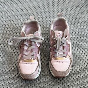 Skechers Kids' Pink and Gold Athletic Sneakers